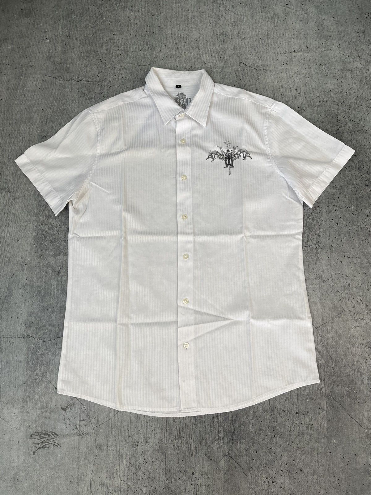Affliction Y2K Japanese 🇯🇵 C-Brand Avant Garde Shirt Streetwear Hype Size US L / EU 52-54 / 3 - 2 Thumbnail