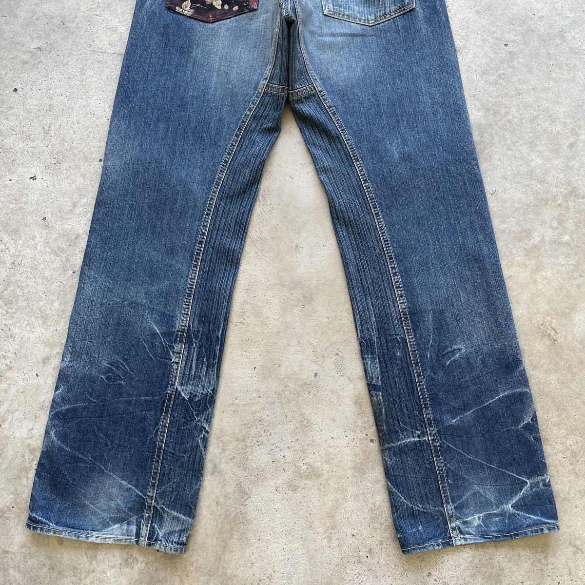 Japanese Brand Vintage Enternal Japan Rare Floral Baggy Jeans Faded Pants Size US 32 / EU 48 - 11 Thumbnail