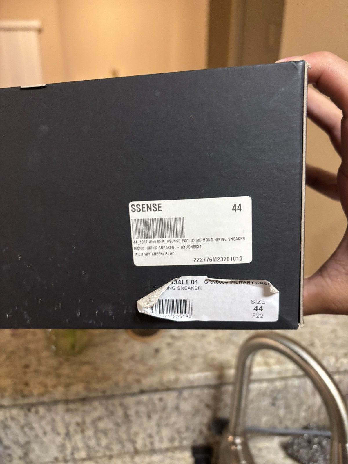 Alyx 1017 ALYX 9SM SSENSE Exclusive Khaki Mono Hiking Sneakers Size US 11 / EU 44 - 8 Thumbnail