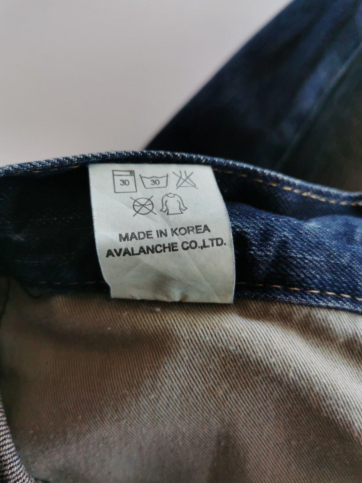 Isamu Katayama Backlash Krhyme Avalanche Mudwash Denim Jeans Size US 32 / EU 48 - 10 Thumbnail