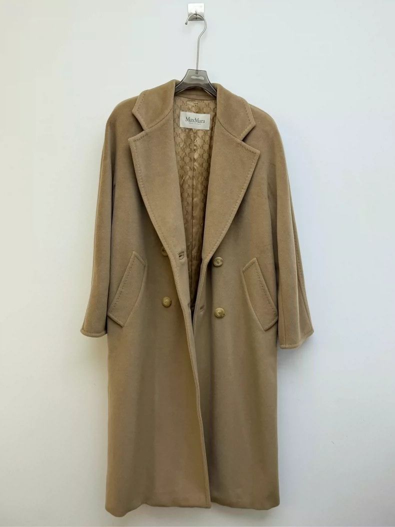 Max Mara Max Mara 101801 Classic Camel Wool Coat Size S / US 4 / IT 40 - 1 Thumbnail