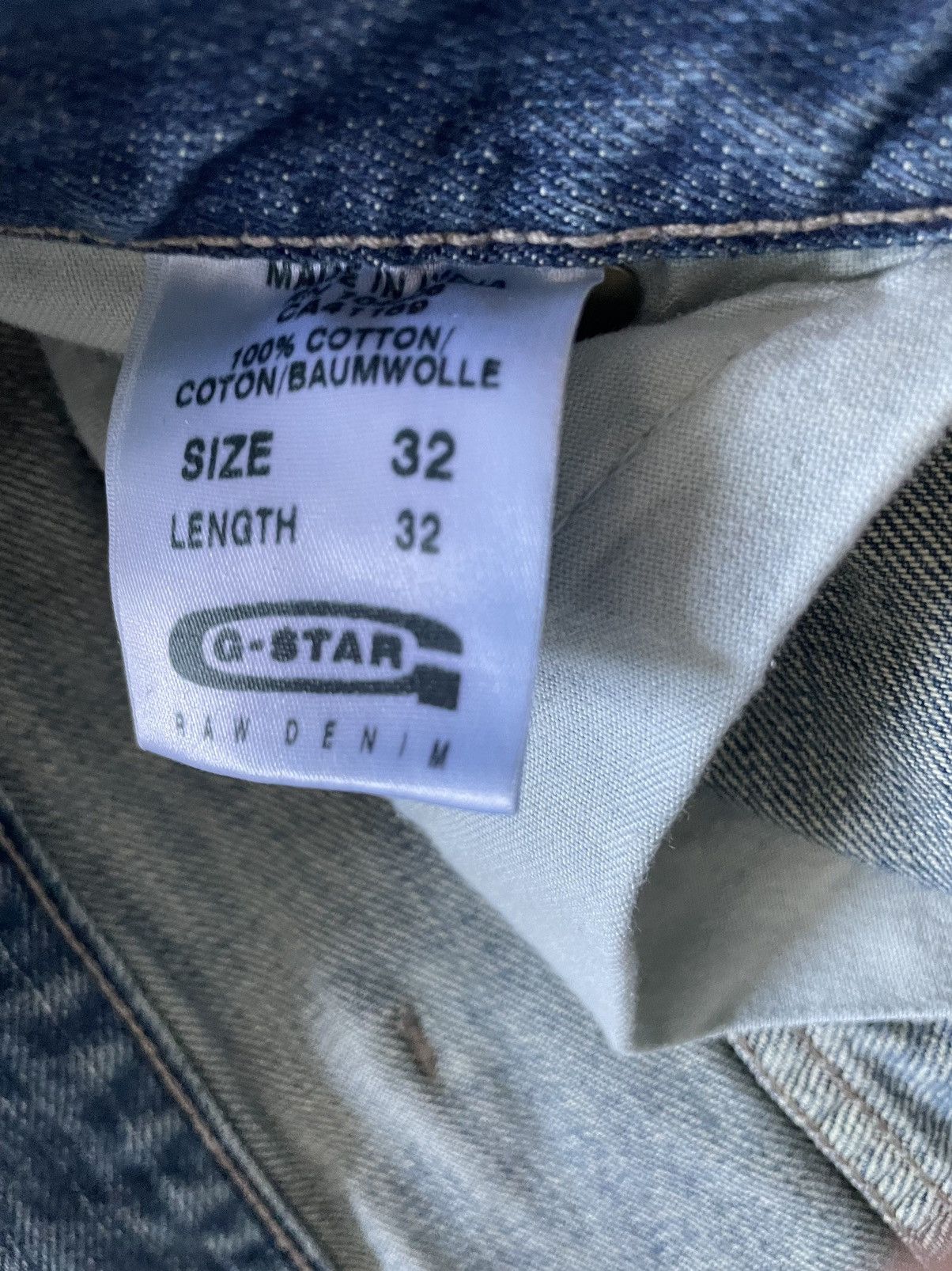 G-Star × Vintage Vintage G Star Raw Biker Knee Jeans g star denim pants Size US 32 / EU 48 - 11 Thumbnail