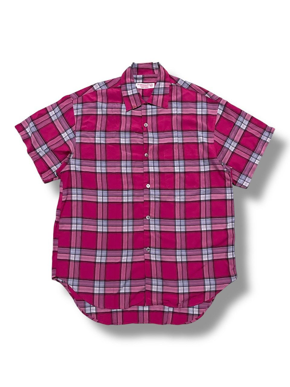 45rpm 45rpm Open Collar Plaid Shirt Size US L / EU 52-54 / 3 - 2 Thumbnail