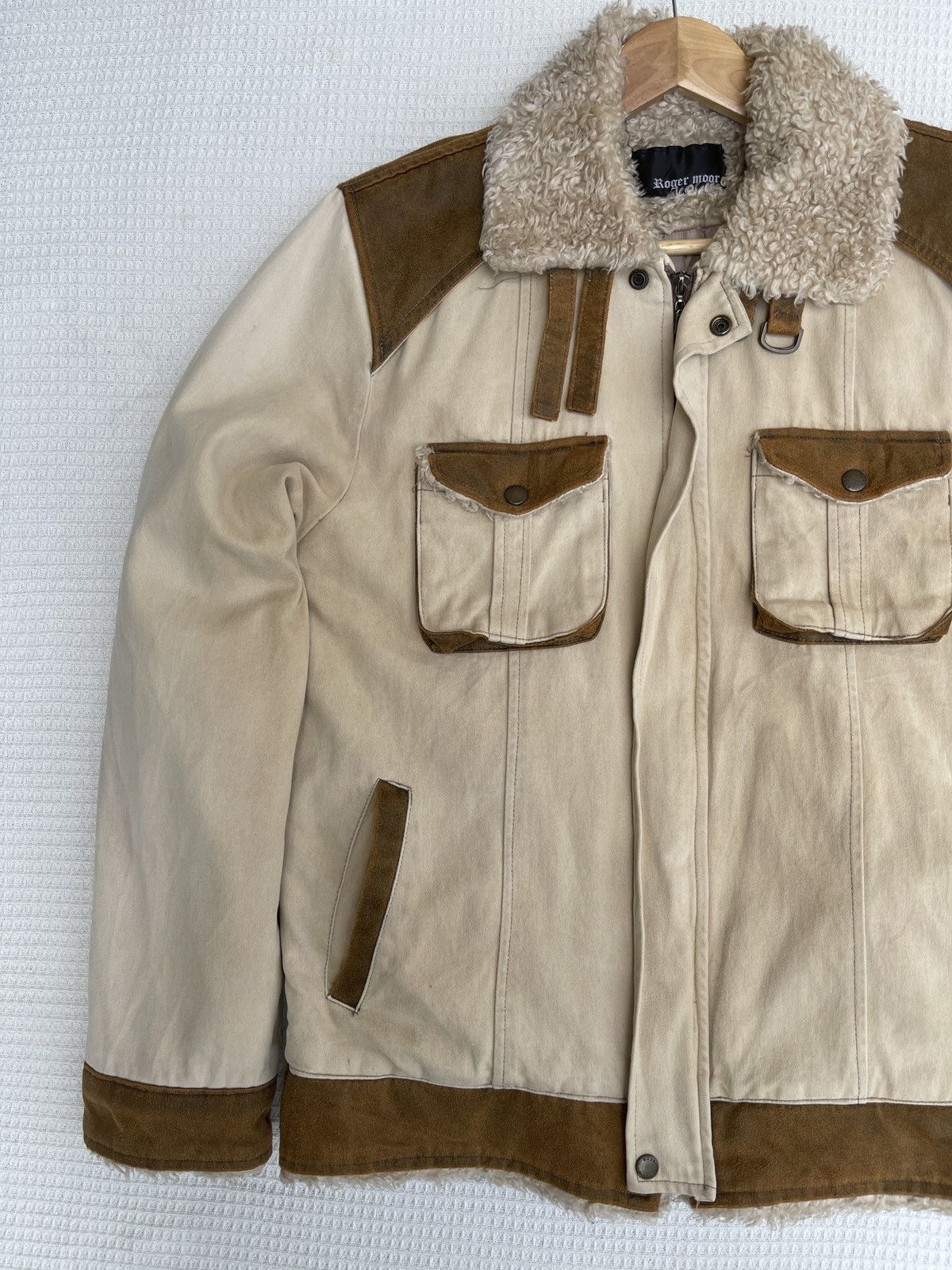 Marc Jacobs Last Drop🔥Rare🔥Marc Jacob Sherpa Leather Jacket Size US L / EU 52-54 / 3 - 14 Thumbnail