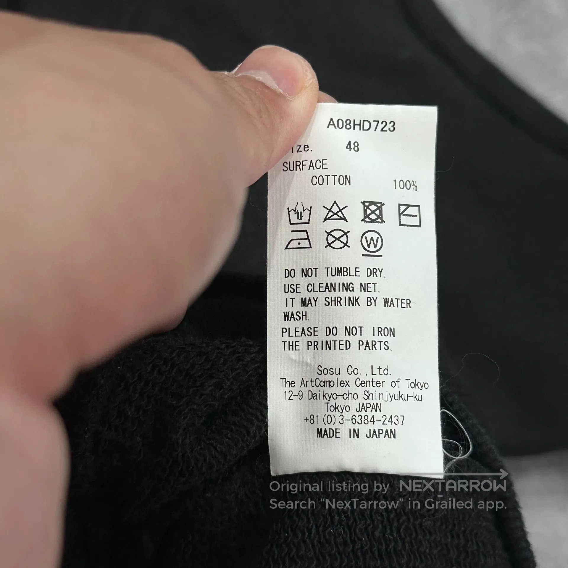 Maison MIHARA YASUHIRO Maison Mihara Yasuhiro Black Hoodie. Size US L / EU 52-54 / 3 - 7 Thumbnail