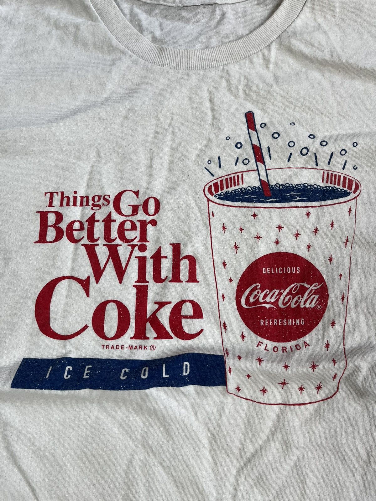 Band Tees × Coca Cola Vintage Y2K Coca Cola big logo soda tee size L Size US L / EU 52-54 / 3 - 5 Thumbnail