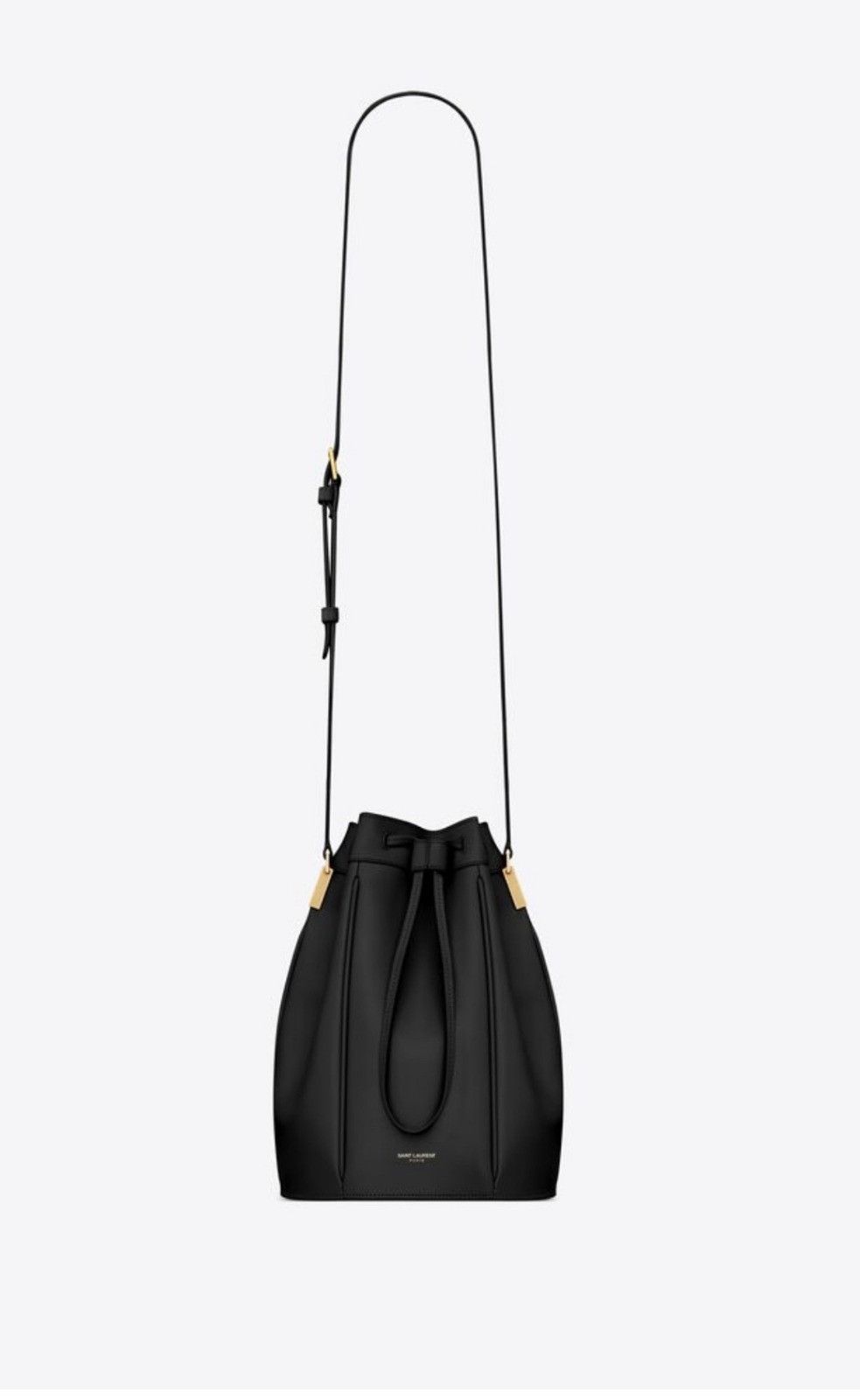 Saint Laurent Paris o1b1hav110724 Size: OS / Talitha Medium Bucket Bag in Black Size ONE SIZE - 1 Thumbnail