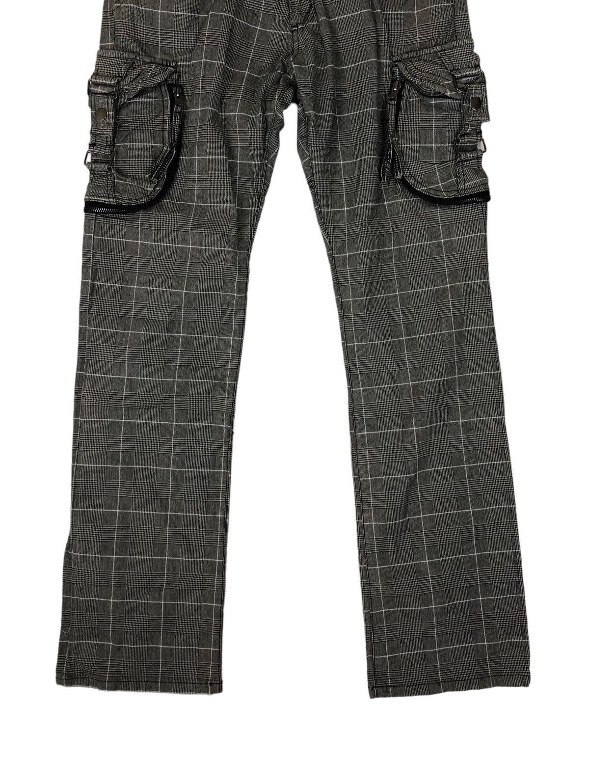 Japanese Brand Japanese Brand 31040=SKKONE Checkered Plaid Cargo Pants Size US 30 / EU 46 - 4 Thumbnail