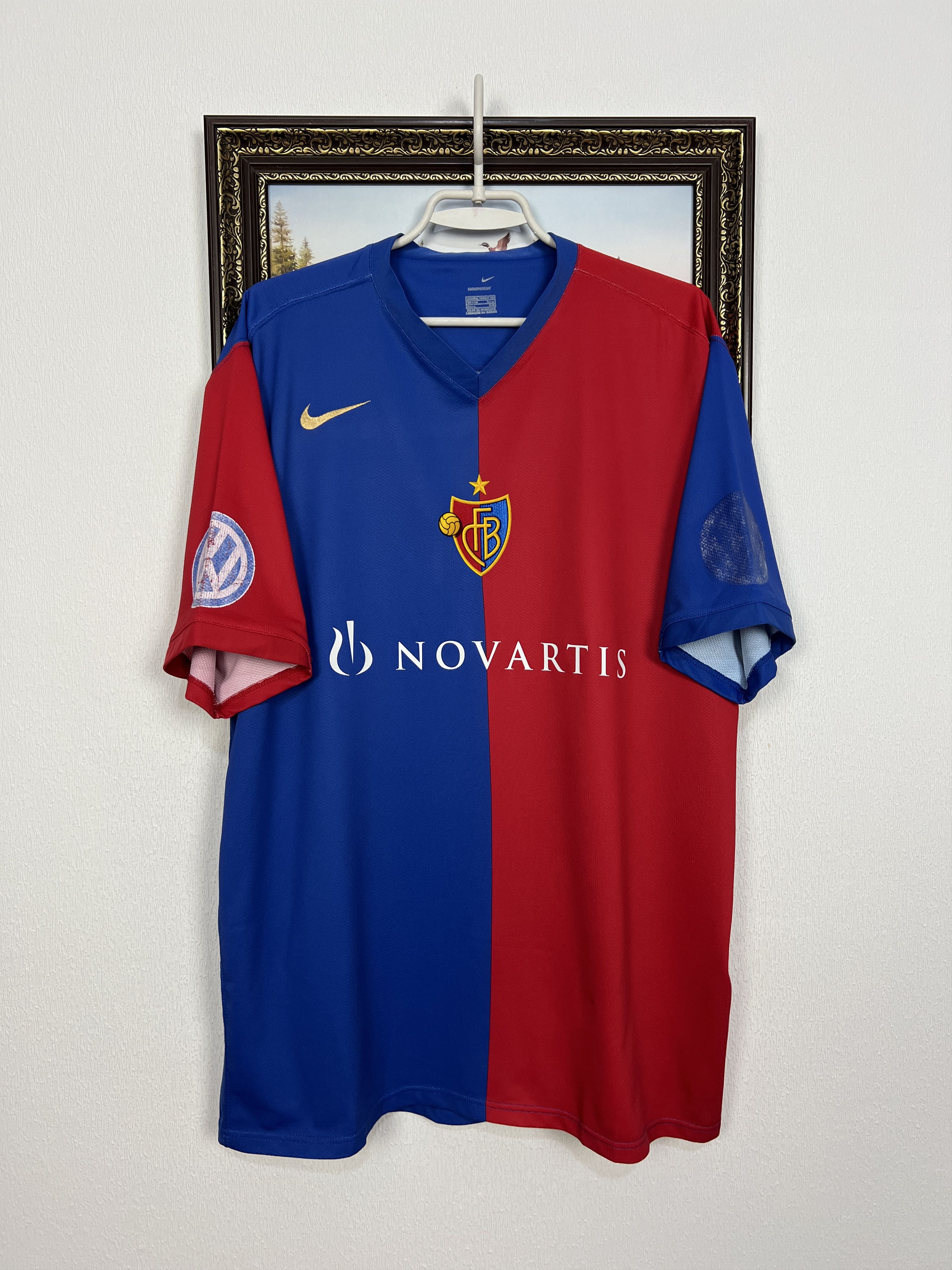 Nike Basel 1893 Home football shirt Soccer Jersey Trikot Rare Size US XXL / EU 58 / 5 - 1 Thumbnail