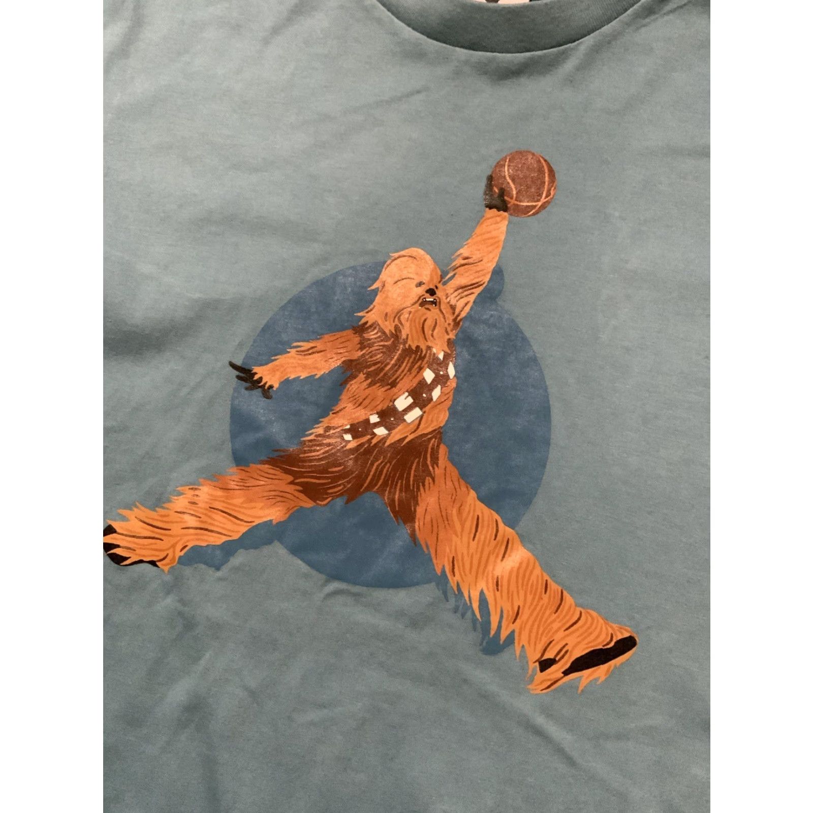 Y/Project Project X Spoofs Limited Chewbacca Star Wars Jordan MJ Dunk Graphic T-Shirt Men XS Multicolor Size US XS / EU 42 / 0 - 6 Thumbnail