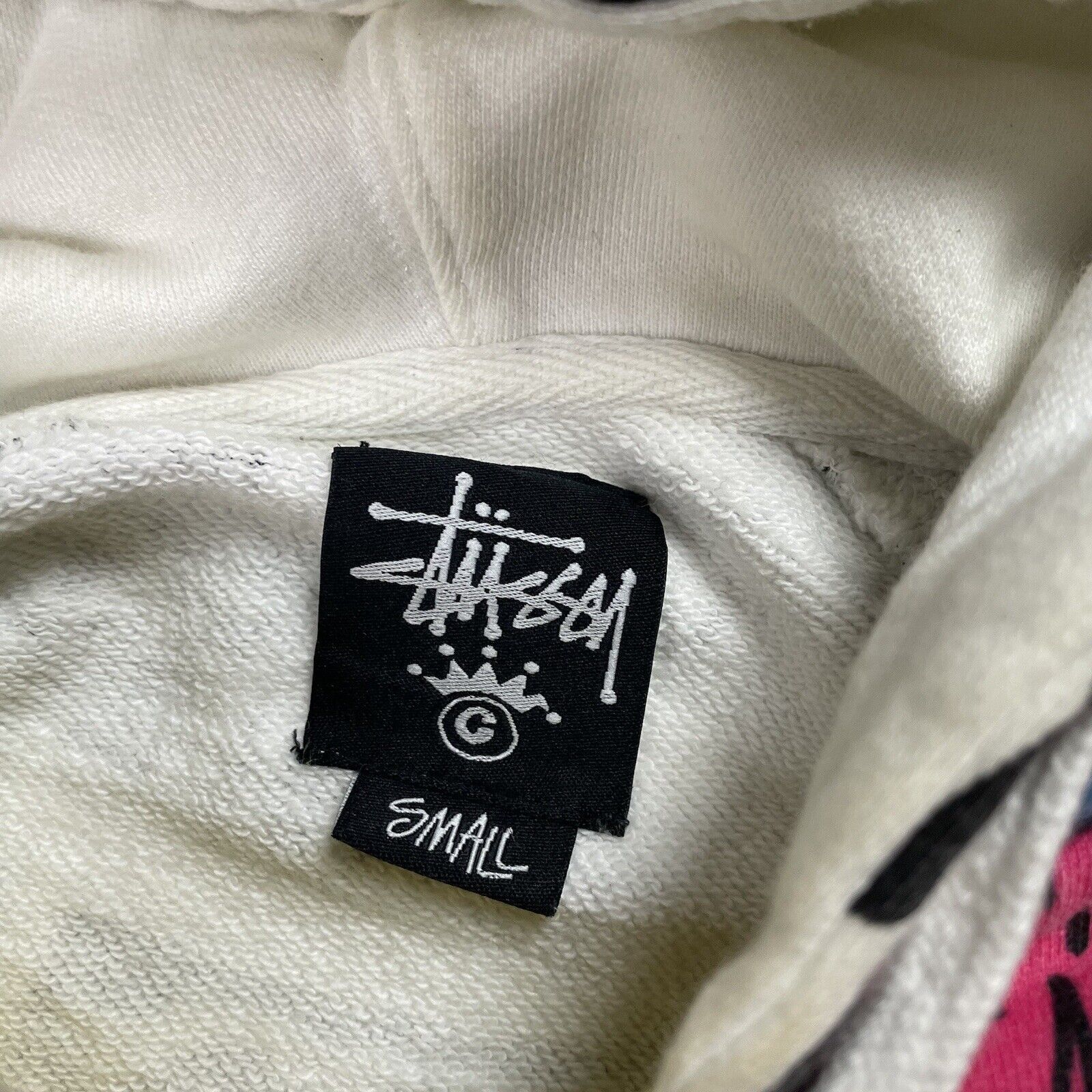 Stussy Vintage Stussy Comic Speech Bubble All Over Print Hoodie Size US S / EU 44-46 / 1 - 6 Thumbnail