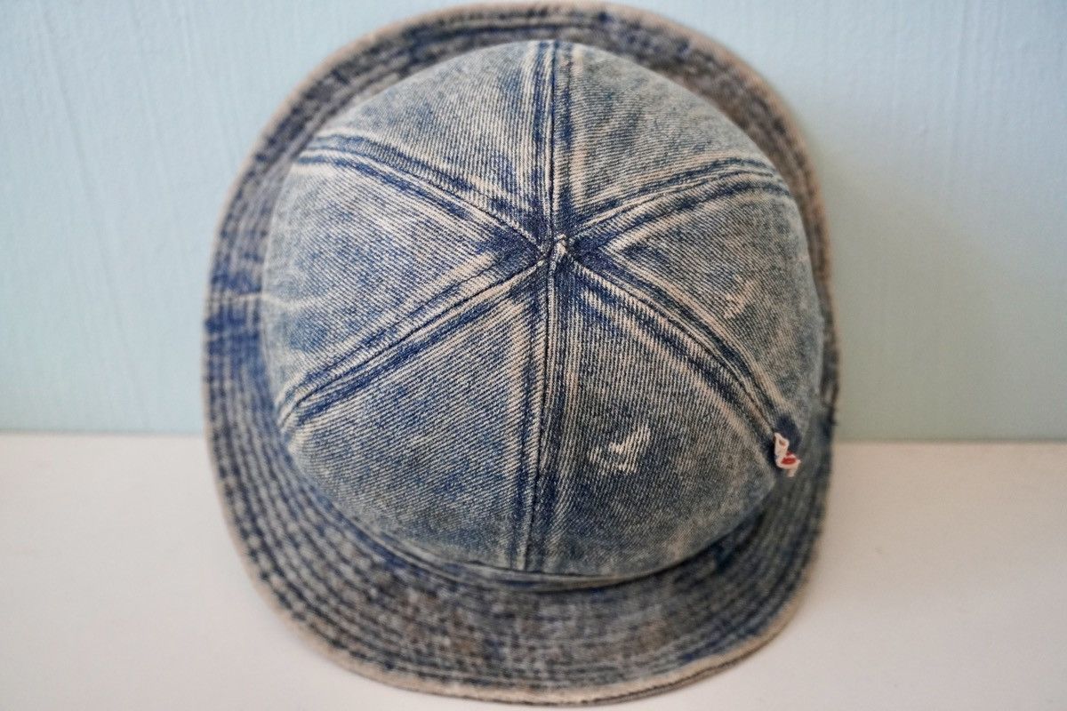 Vintage Denim bucket hat usa rare hat Size ONE SIZE - 5 Thumbnail