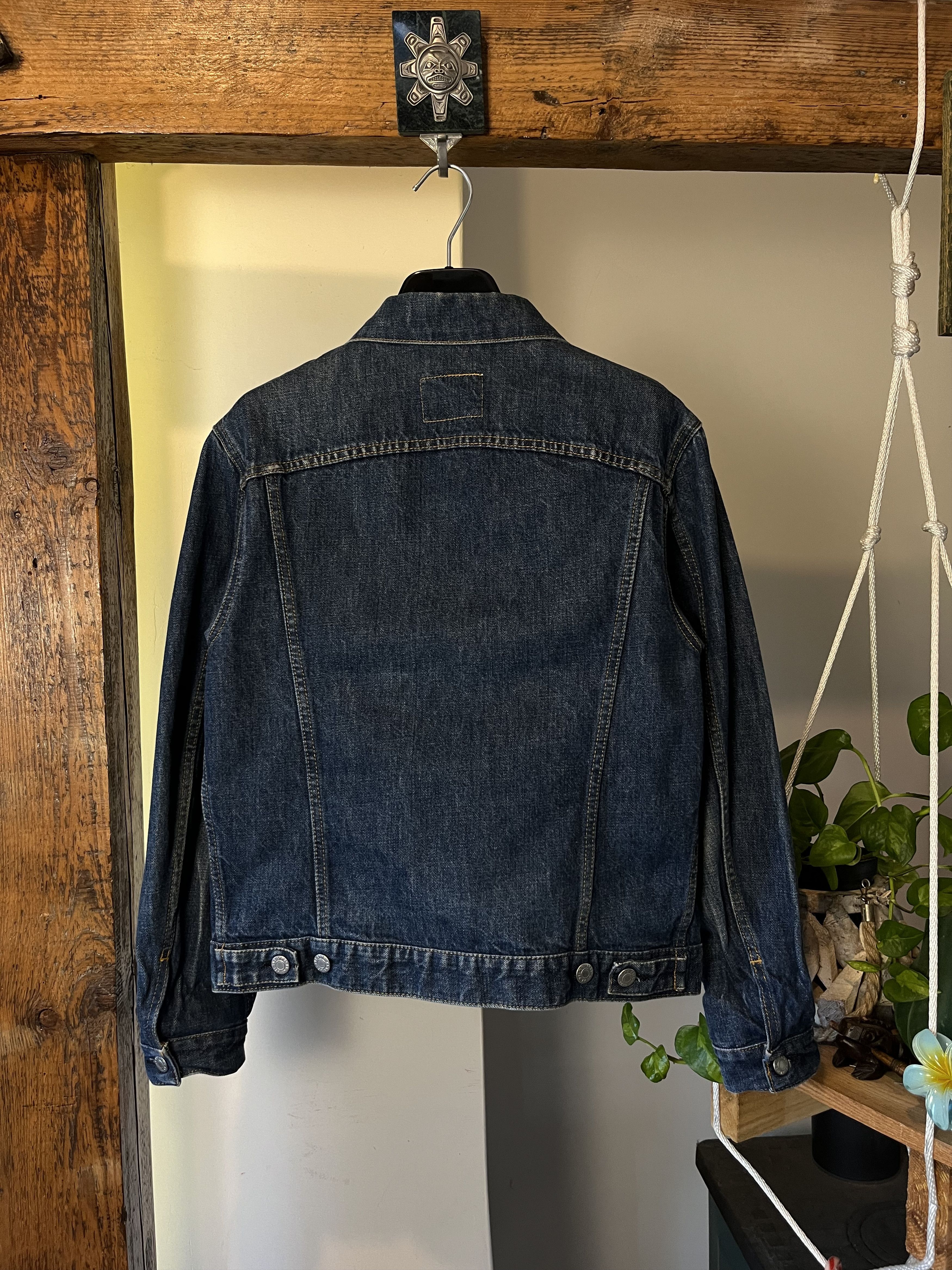 Helmut Lang × Vintage Vintage Helmut Lang Denim Trucker Jacket Made In Italy Size US S / EU 44-46 / 1 - 2 Thumbnail