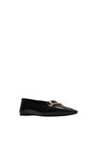 Saint Laurent Paris o1b1hav110125 Chris Leather Slippers / Loafers in Black Size US 7 / IT 37 - 2 Thumbnail