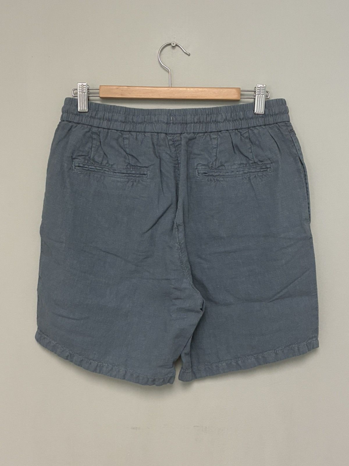 John Varvatos Linen Blend Drawstring Shorts 33 Size US 33 - 11 Thumbnail