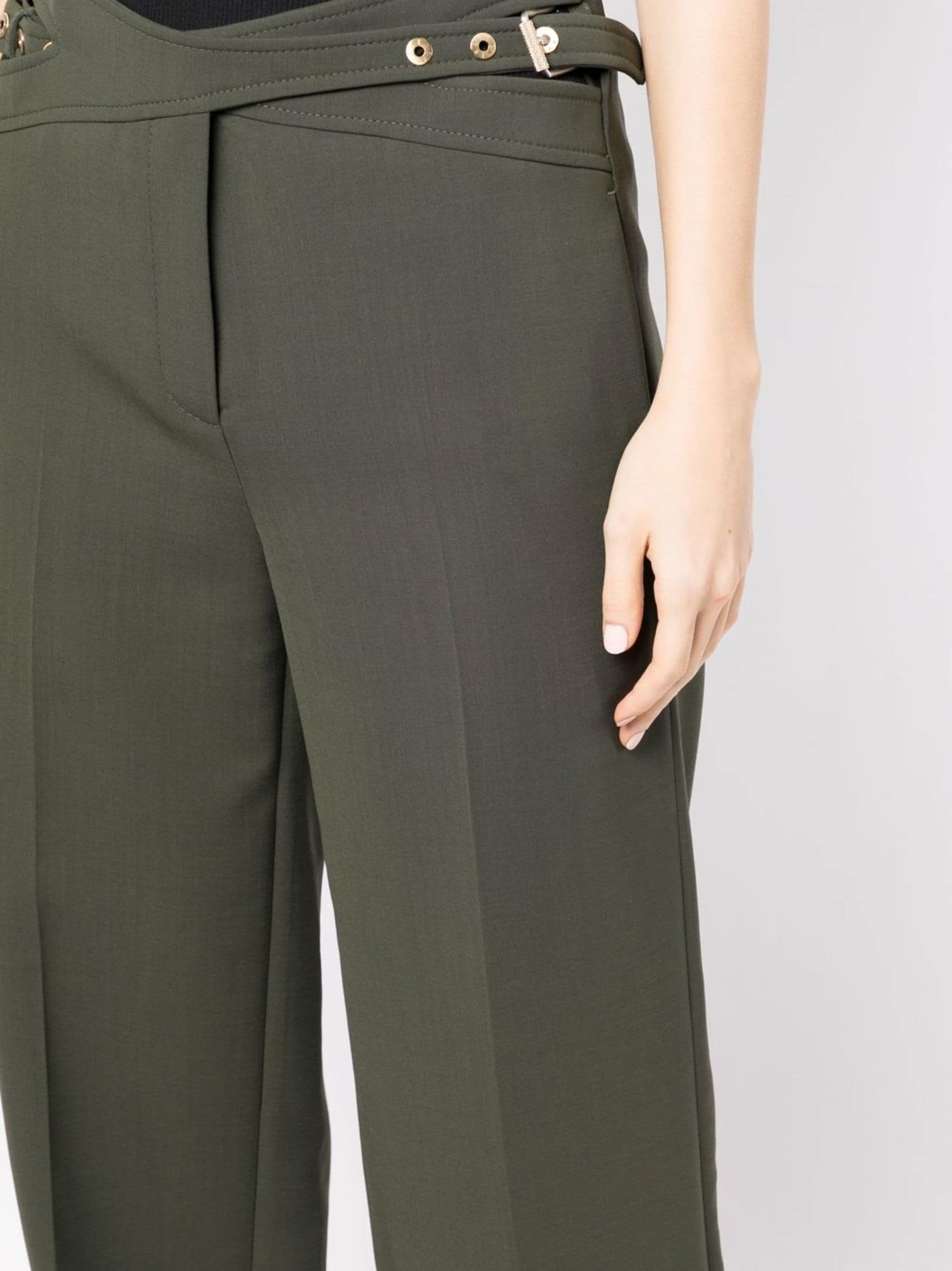 Dion Lee o1mle0524 Interlock Trousers in Dark Green Size 34" / US 12 / IT 48 - 3 Thumbnail