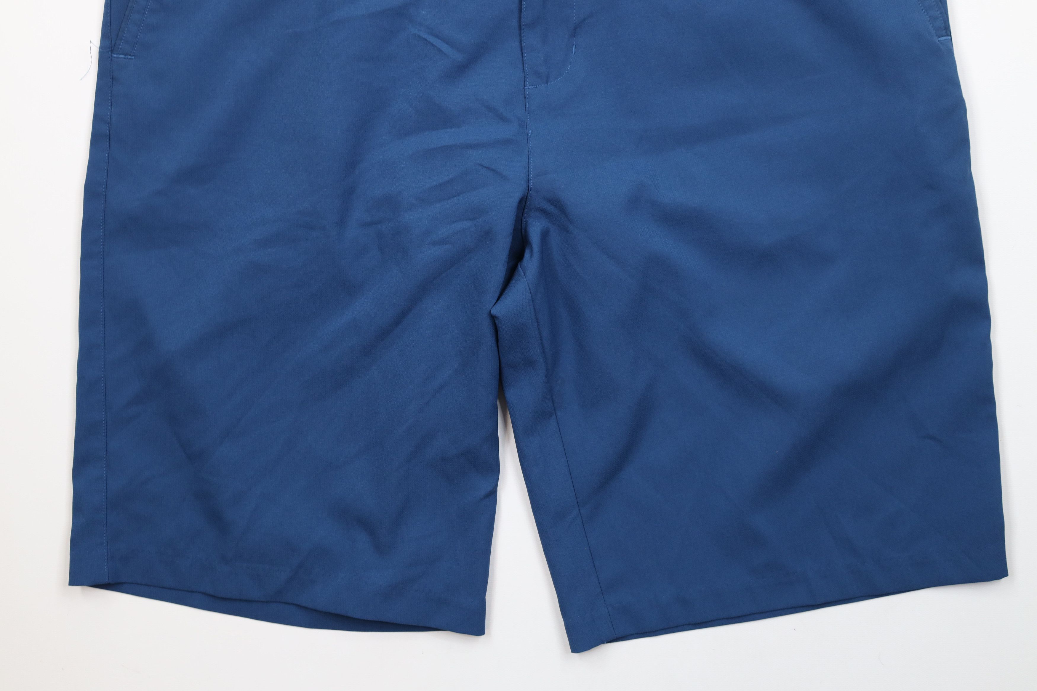 Adidas × Vintage Adidas Golf Adizero Tech Golfing Chino Shorts Blue Polyester Size US 34 / EU 50 - 4 Thumbnail