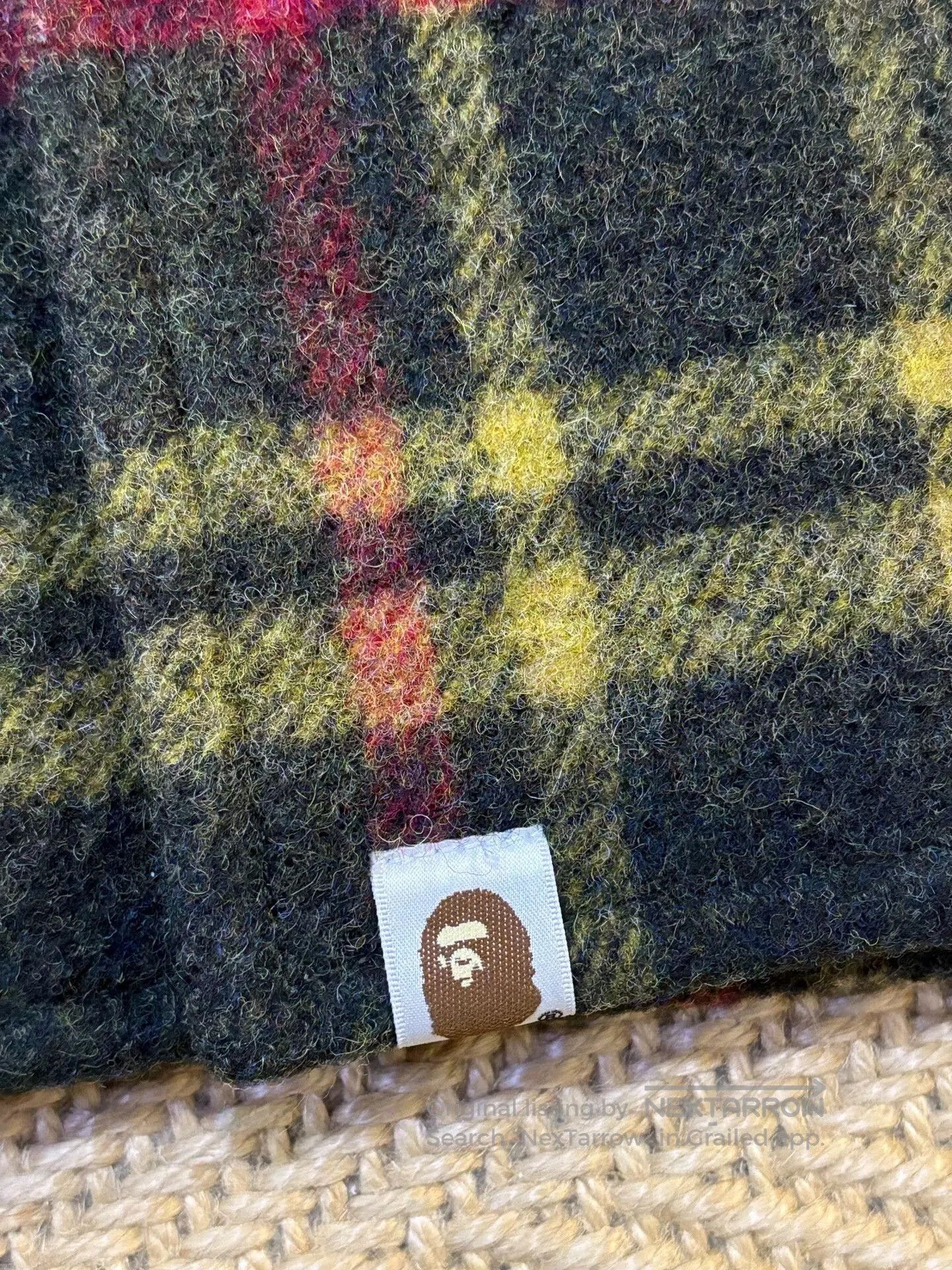 Bape bape check jacket with double-breasted style. Size US XL / EU 56 / 4 - 5 Thumbnail