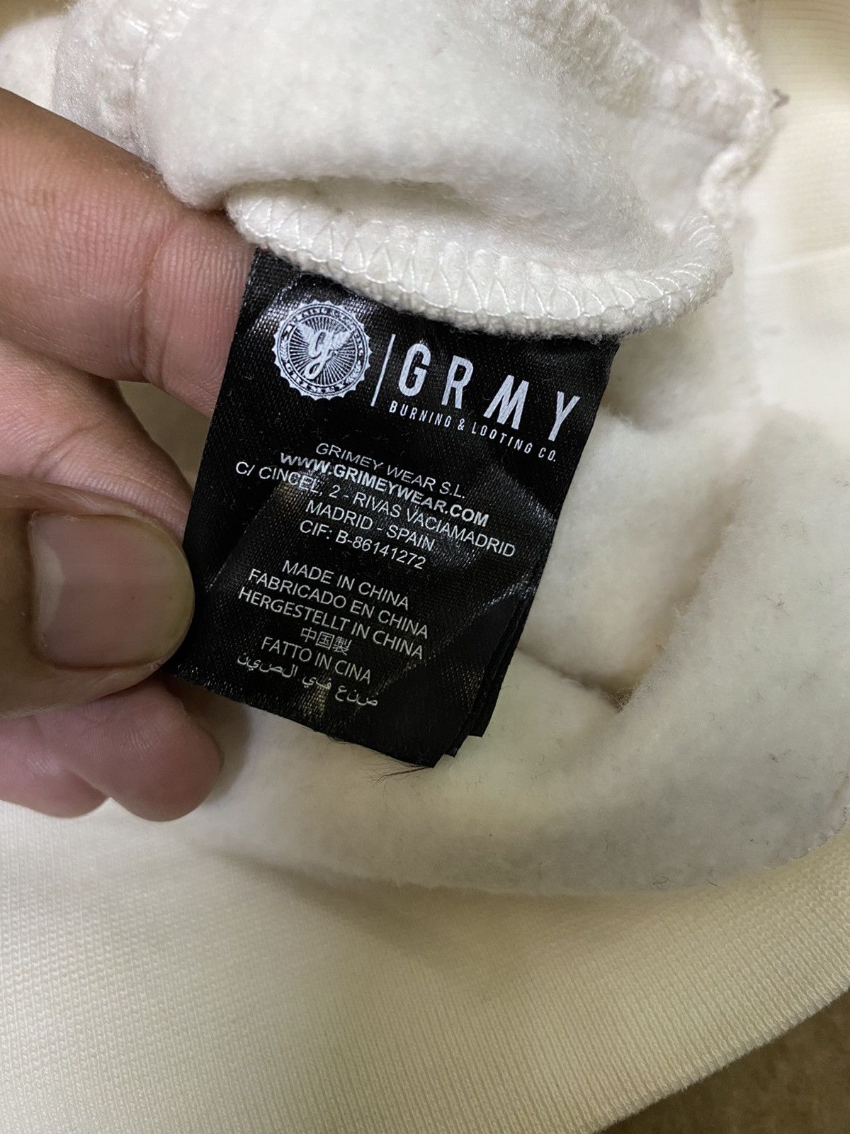 Designer Grimey half zipper sweat shirt Size US M / EU 48-50 / 2 - 6 Thumbnail