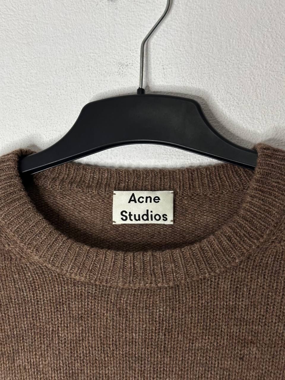 Acne Studios Acne Studios Kai Reverse PAW16 Wool Brown Knit Sweater Size US S / EU 44-46 / 1 - 5 Thumbnail