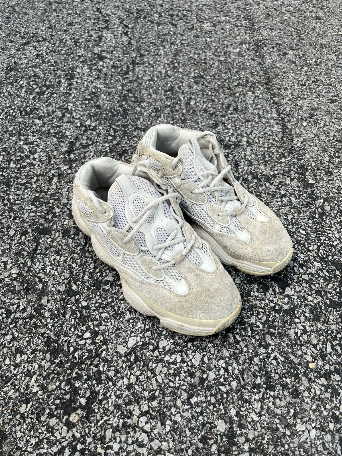 Yeezy Adidas Cream Yeezy 500 Blush Salt sneaker Size US 9 / EU 42 - 1 Thumbnail