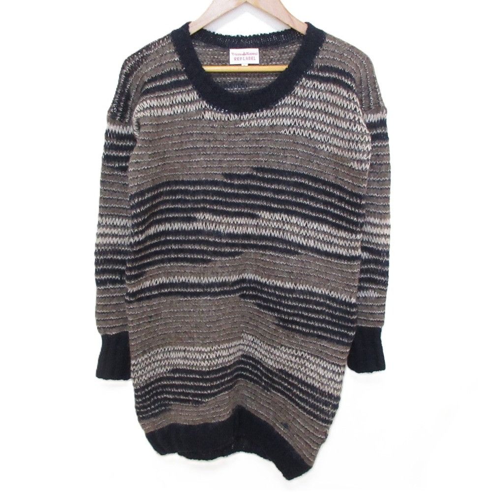 Vivienne Westwood Vivienne Westwood Vivienne Westwood Red Label Low Gauge Long Knit Sweater Textile Tops DUTY FREE for USA Size ONE SIZE - 1 Thumbnail