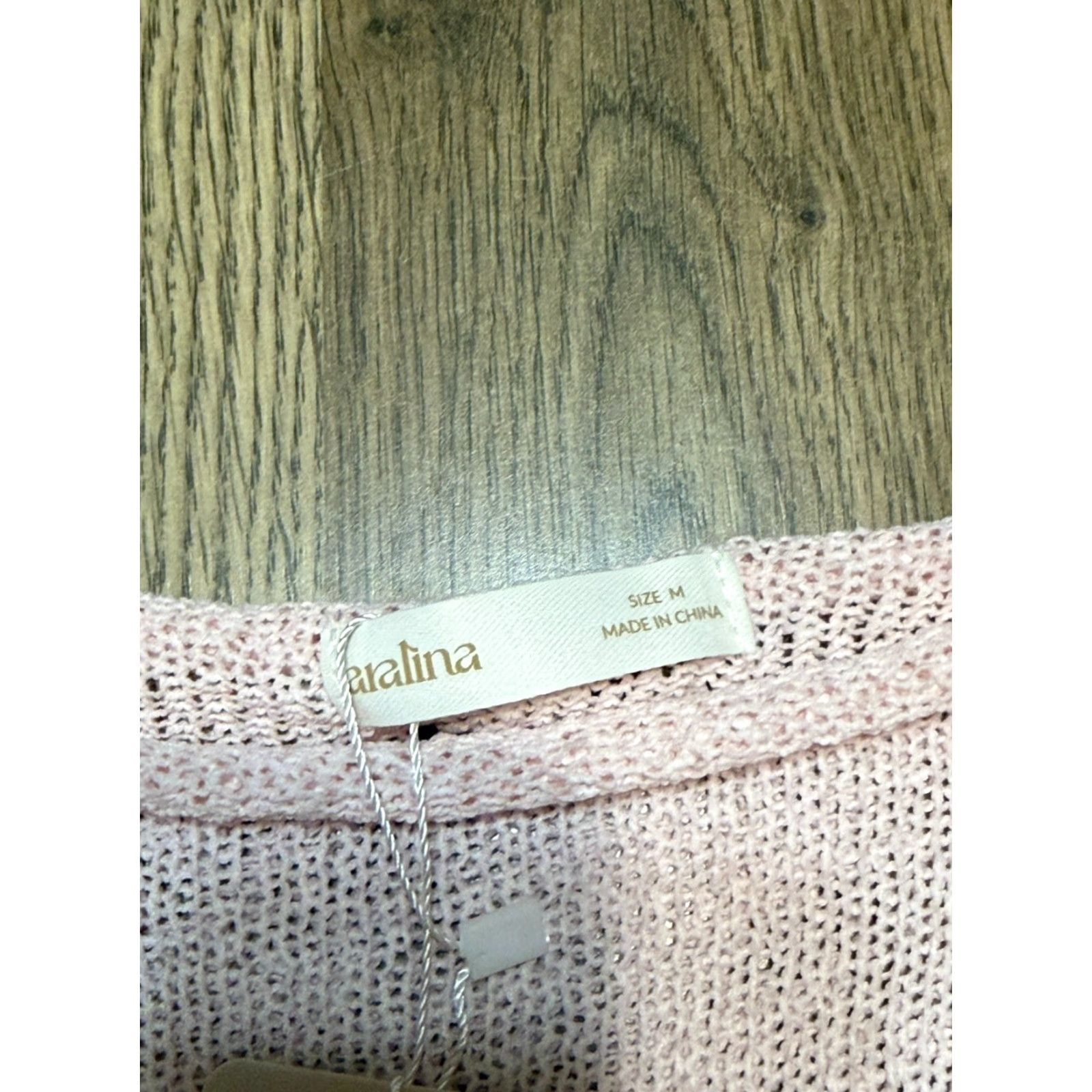 Pinko Aralina Shirts Women's Medium Pink Long Flared Sleeve Boat Neck NWT Vintage No Size M / US 6-8 / IT 42-44 - 5 Thumbnail