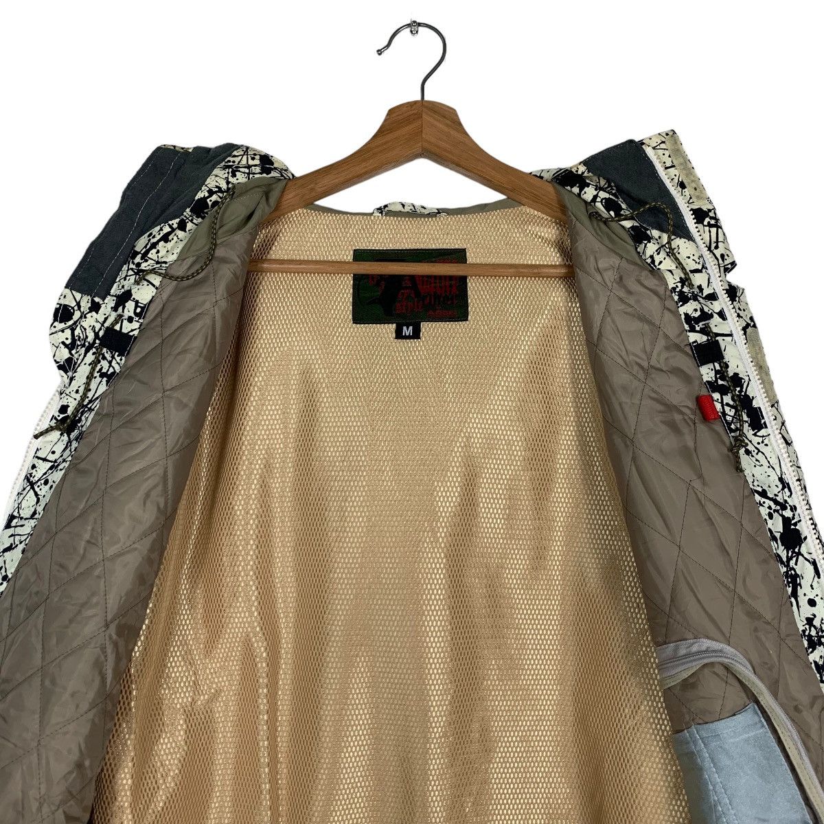 Japanese Brand ARBN SNOWBOARDS ARMOR SKI HOODED JACKET #0011-C1 Size US M / EU 48-50 / 2 - 14 Thumbnail