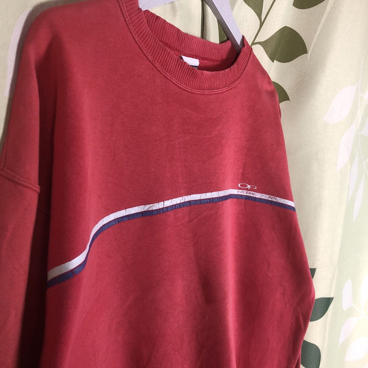 Ocean Pacific × Vintage Ocean Pacific vintage surf Red Sweathshirt #7432 Size US M / EU 48-50 / 2 - 6 Thumbnail