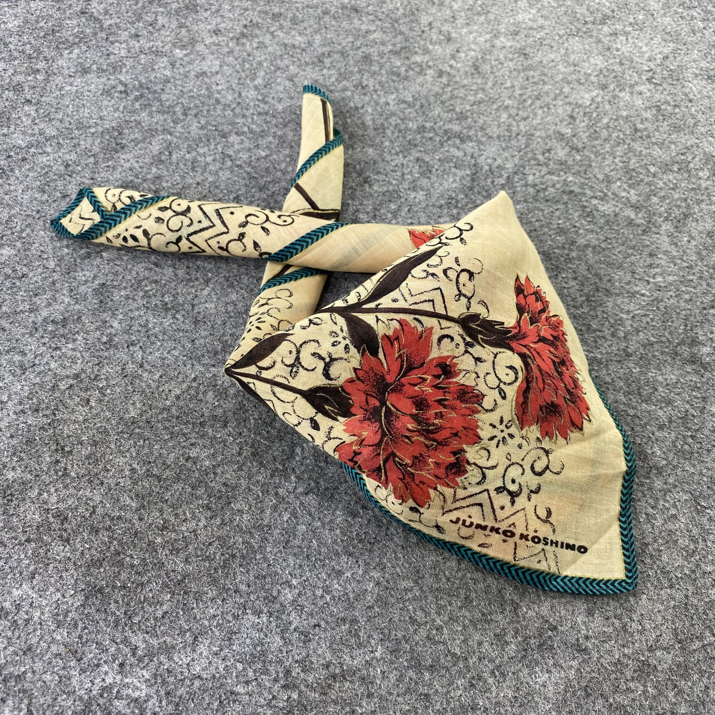 Japanese Brand Junko Koshino Handkerchief / Bandana / Neckerchief-B655 Size ONE SIZE - 1 Thumbnail