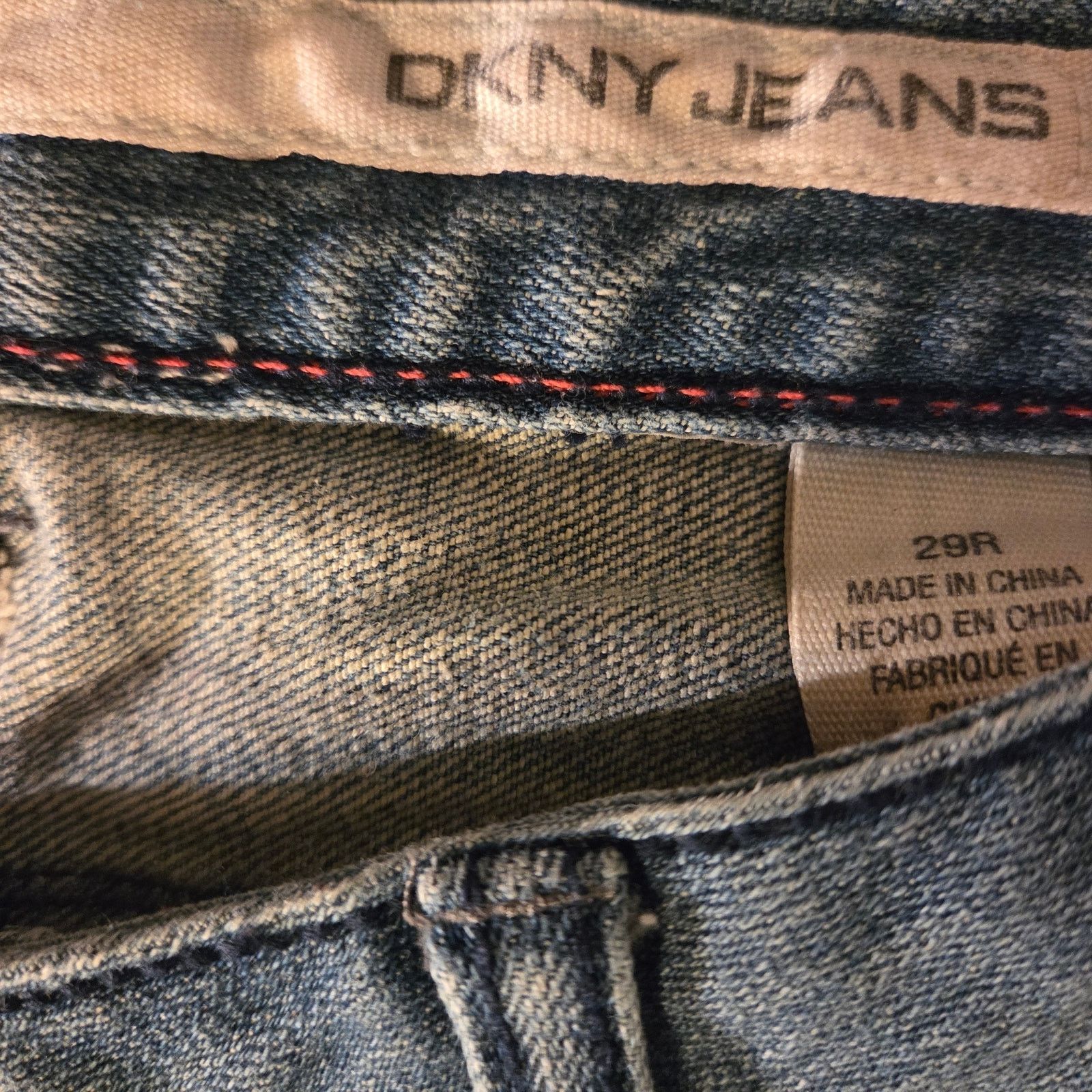 DKNY Vintage DKNY Blue Jeans - Size 29 - Classic Denim Size 29" - 7 Thumbnail