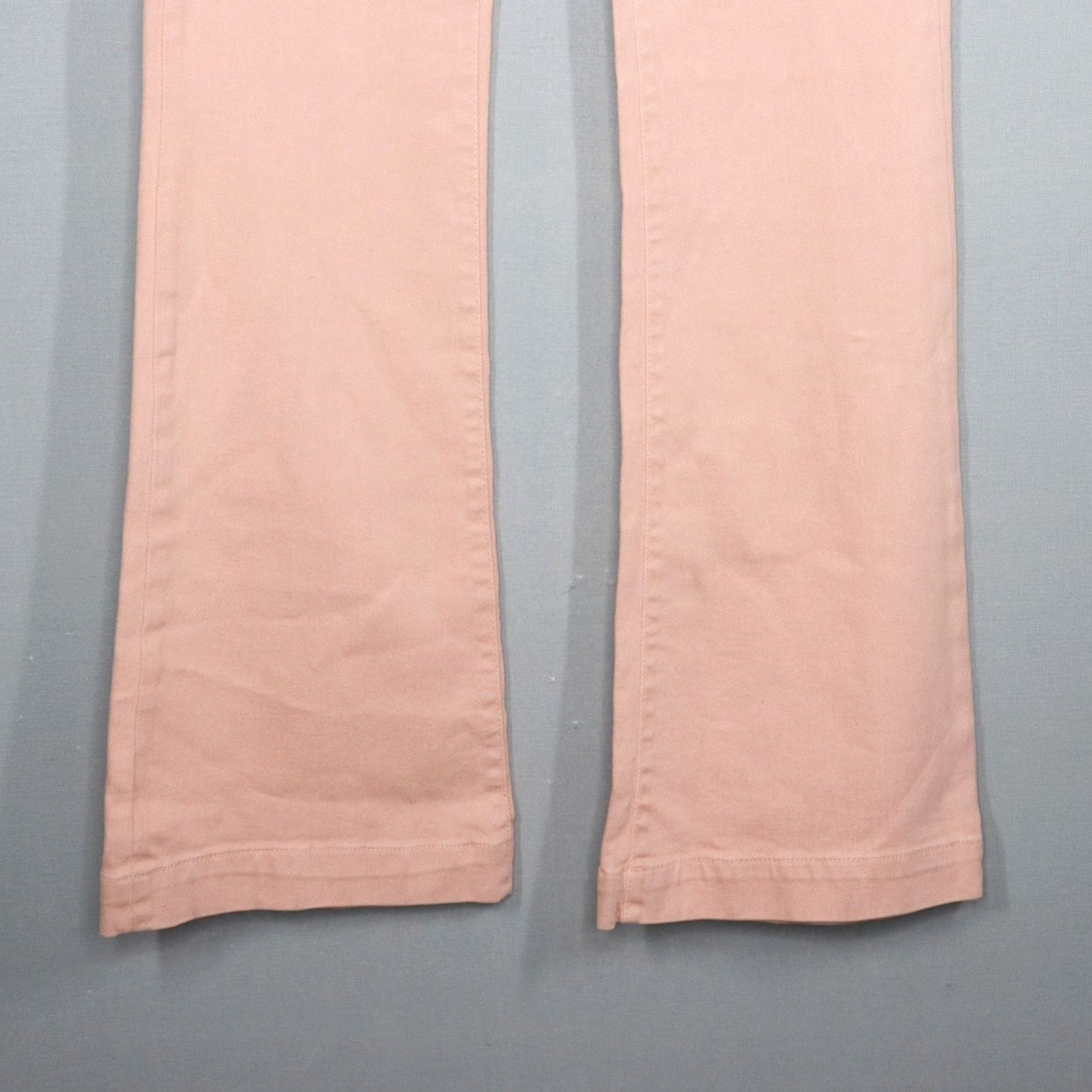 Vintage L'autre Chose Jeans Womens 29 Blush Pink Flare Leg Made in Italy NWT Denim Zip Adult Womens Size 29" - 4 Thumbnail