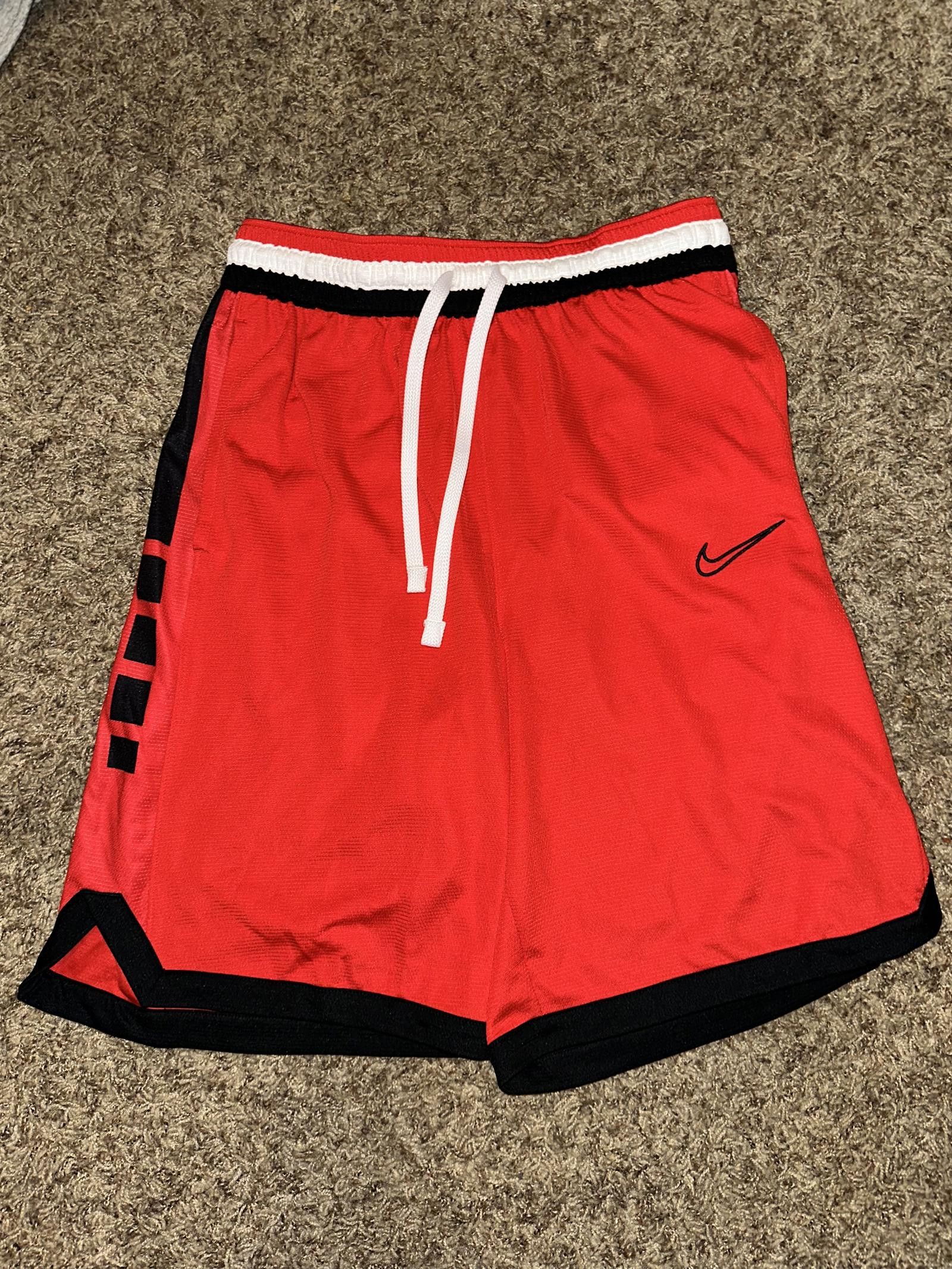 Nike Nike Men's Dri-Fit Elite Red/Black Basketball Shorts Sample Size US 32 / EU 48 - 1 Thumbnail