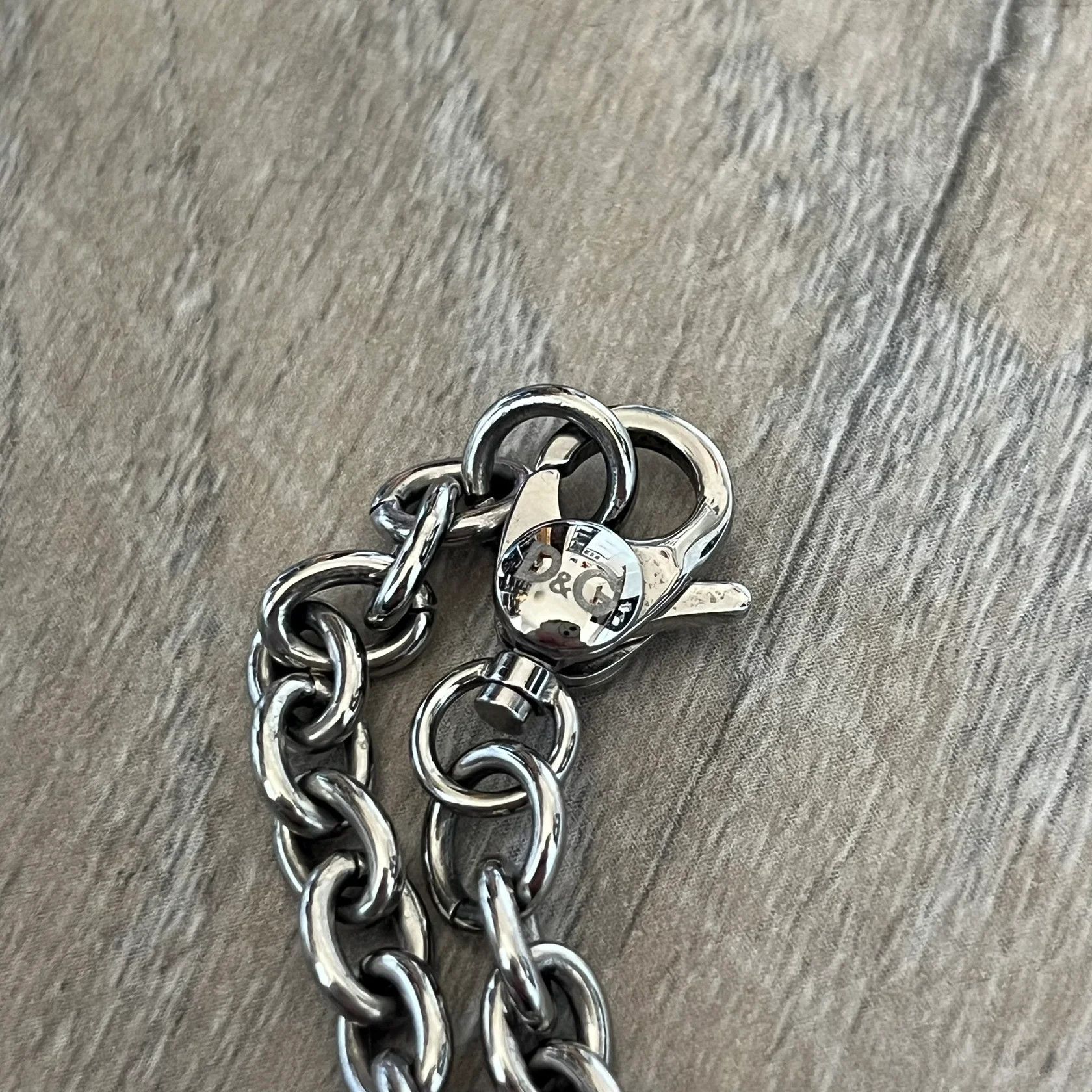 Dolce & Gabbana Dolce & Gabbana 2000's Round D&G Logo Necklace Size ONE SIZE - 6 Thumbnail