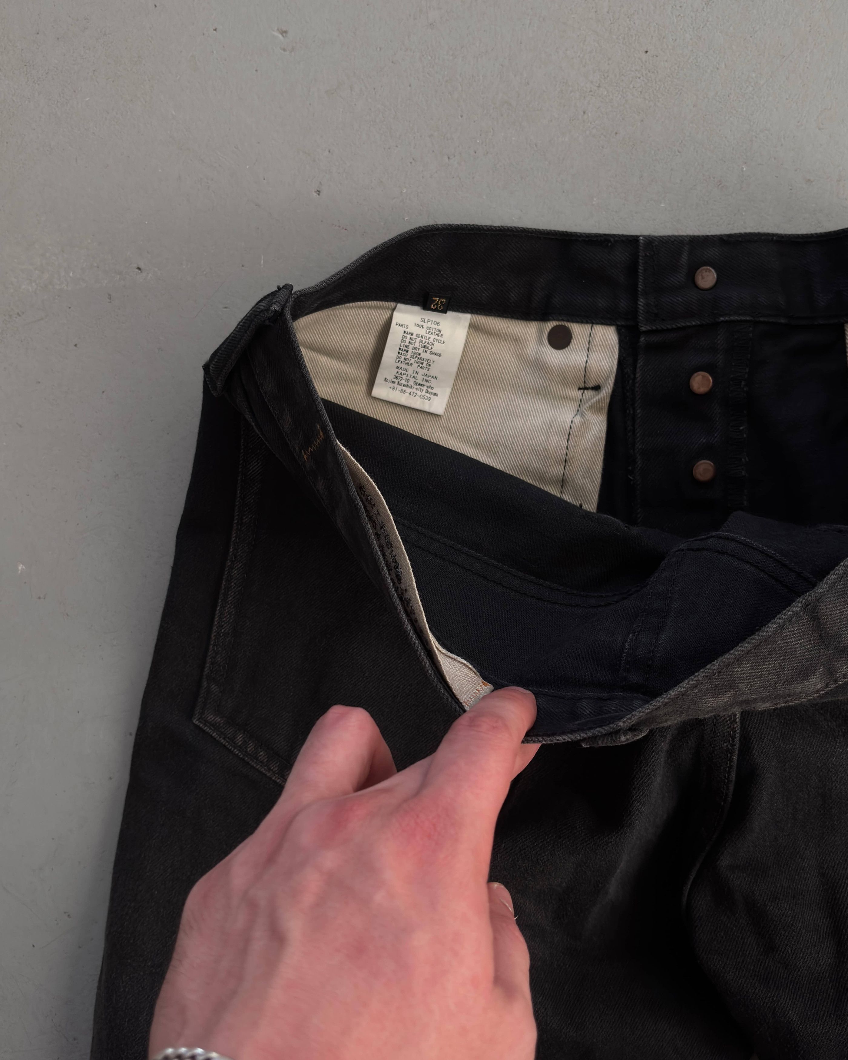 Kapital KAPITAL Straight-Leg Stone-Washed Denim Size US 32 / EU 48 - 5 Thumbnail