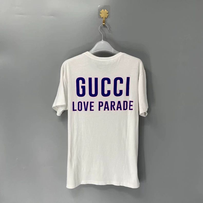 Gucci Gucci Love Parade Series Logo Printed Short-sleeved T-shirt Size US XS / EU 42 / 0 - 2 Thumbnail