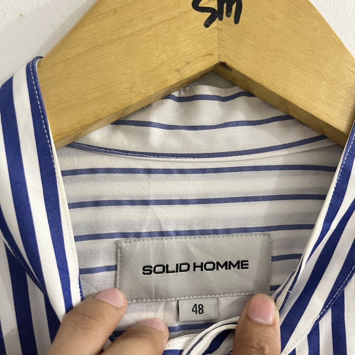Solid Homme Solid Homme Wooyoungmi - Striped Layered Longsleeve Shirt Size US L / EU 52-54 / 3 - 4 Thumbnail