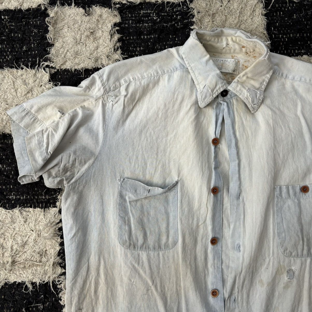 Japanese Brand × Vintage 1960s sears buttown Down Size US S / EU 44-46 / 1 - 2 Thumbnail