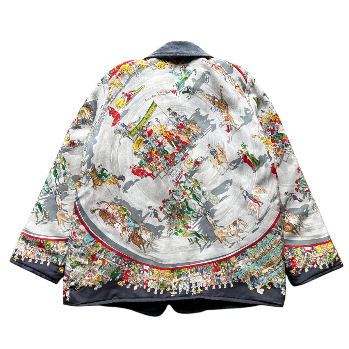 Hermes 🔥 Rare Vintage Hermes Paris Cirque Molier Reversible Jacket Size M / US 6-8 / IT 42-44 - 2 Thumbnail