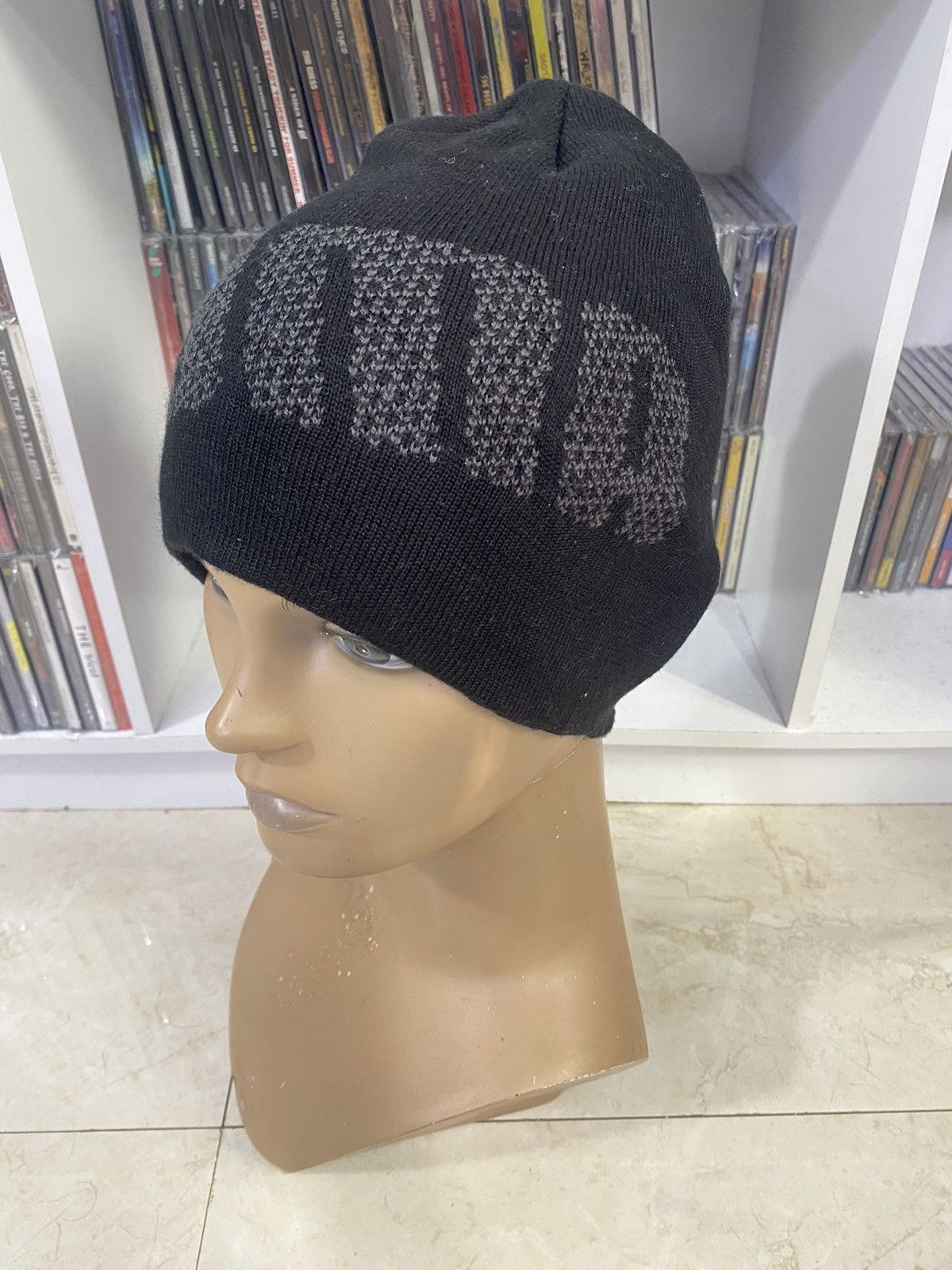 Puma × Vintage 💥VINTAGE PUMA outdoor snowcap black beanie Size ONE SIZE - 2 Thumbnail