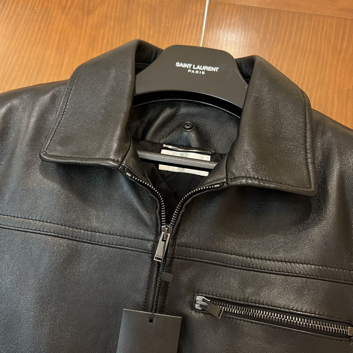 Saint Laurent Paris Saint Laurent Shearling Collar Jacket Size US M / EU 48-50 / 2 - 7 Thumbnail