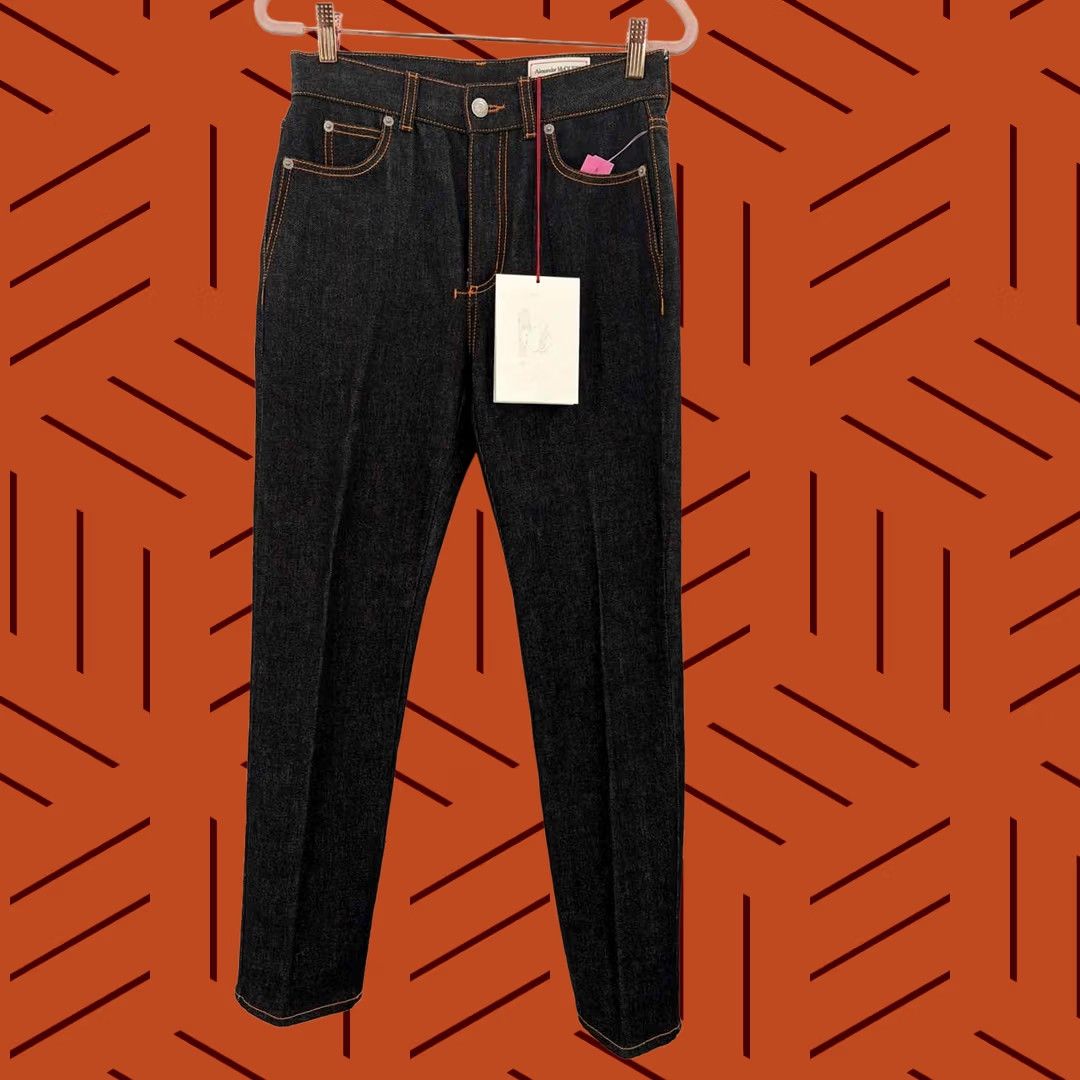 Alexander McQueen Alexander McQueen Navy Jeans Size 27 Navy Jeans Size 27" / US 4 / IT 40 - 1 Thumbnail