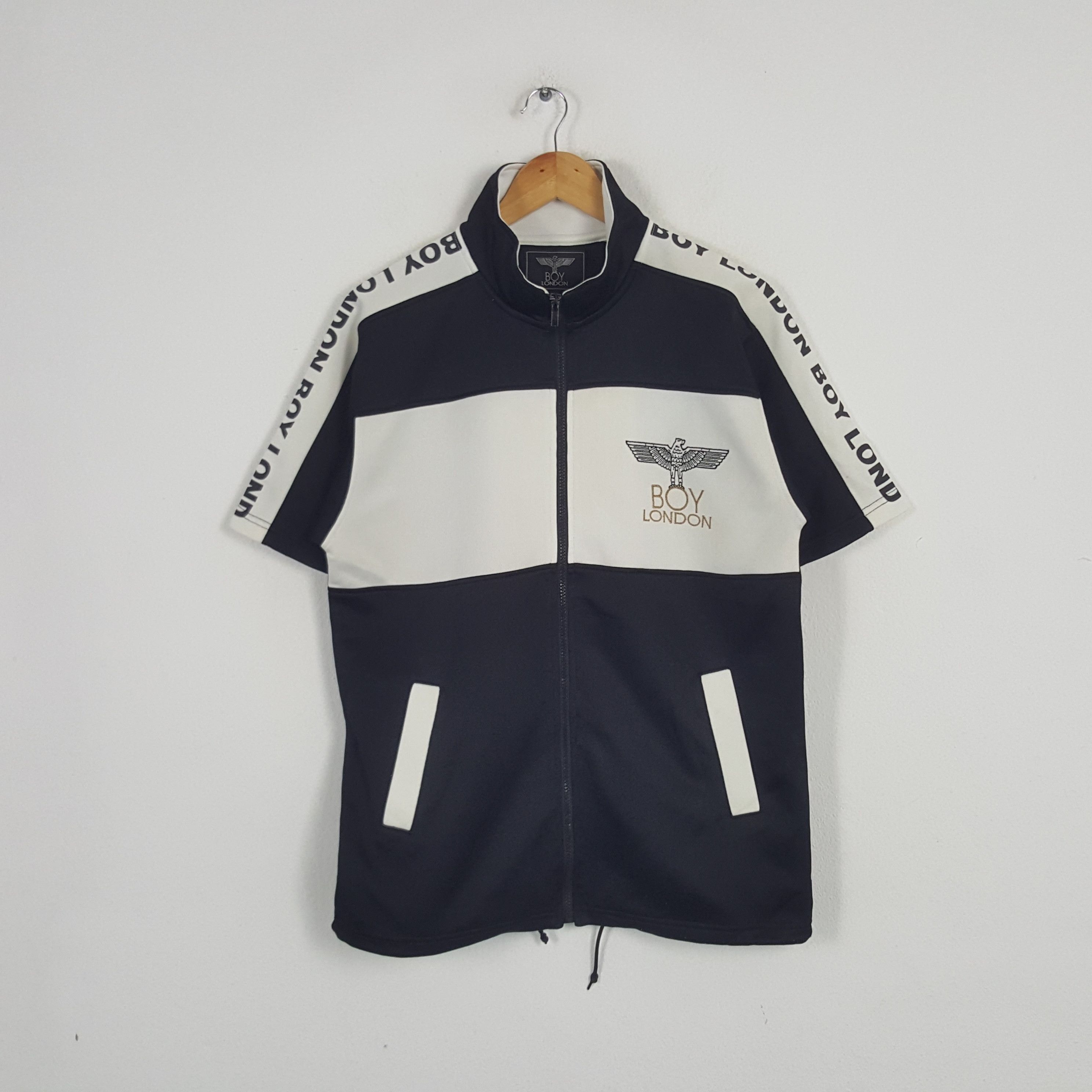 Boy London × Vintage Vintage Boy London Sport Style Full Zipper Tshirt Size US M / EU 48-50 / 2 - 1 Thumbnail