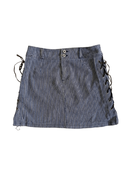 Japanese Brand Vintage Hickory Mini Skirts Japanese Brand Size 30" / US 8 / IT 44 - 1 Thumbnail