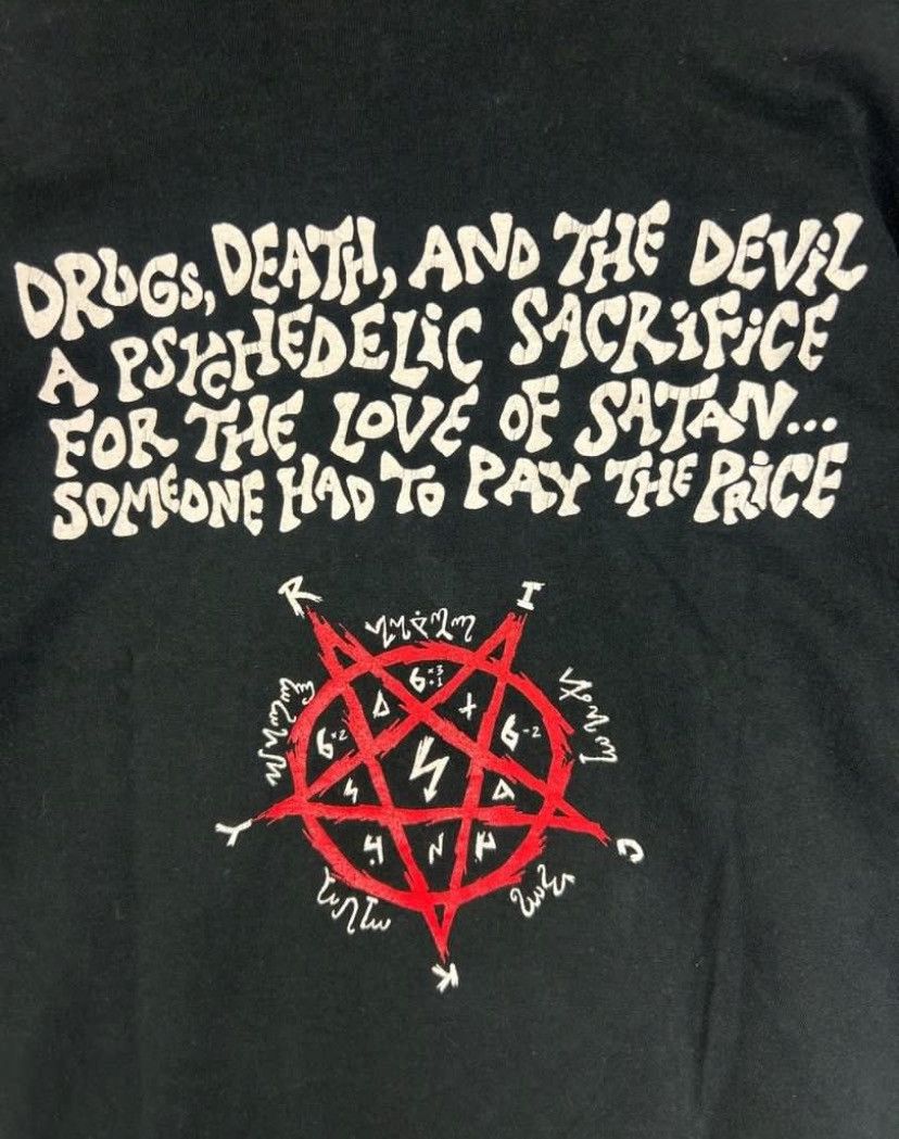 Band Tees × Fruit Of The Loom × Vintage Vintage 90s The Electric Hellfire Club/ Glam Rock/ Metal Size US L / EU 52-54 / 3 - 4 Thumbnail
