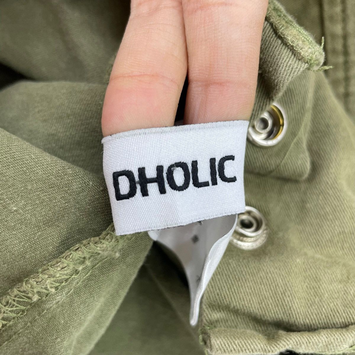 Japanese Brand DHOLIC Cropped Top Military Style Jacket Size US L / EU 52-54 / 3 - 6 Thumbnail