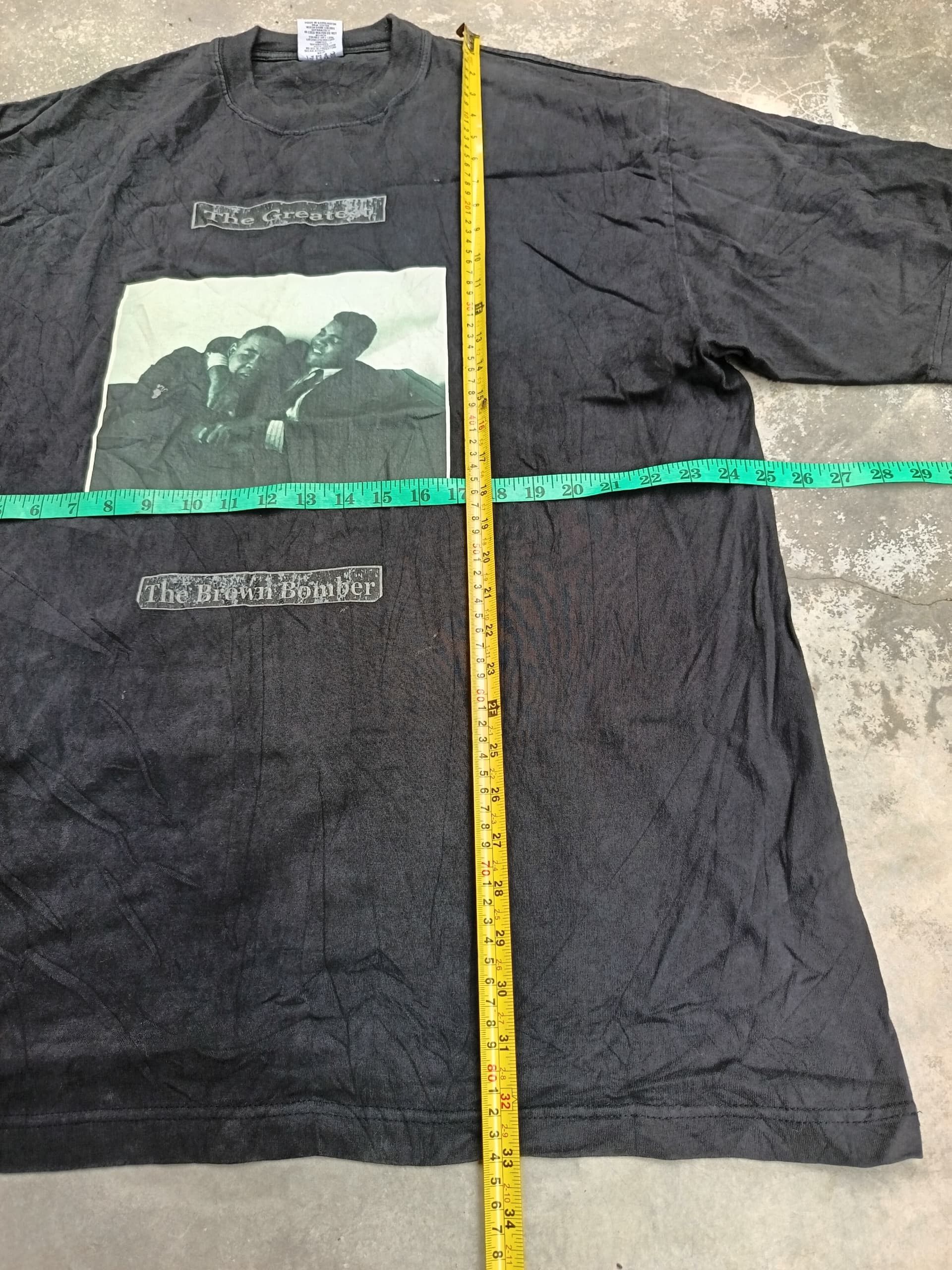 Vintage Vintage muhammad ali the greatest the brown bomber tshirt Size US XL / EU 56 / 4 - 6 Thumbnail