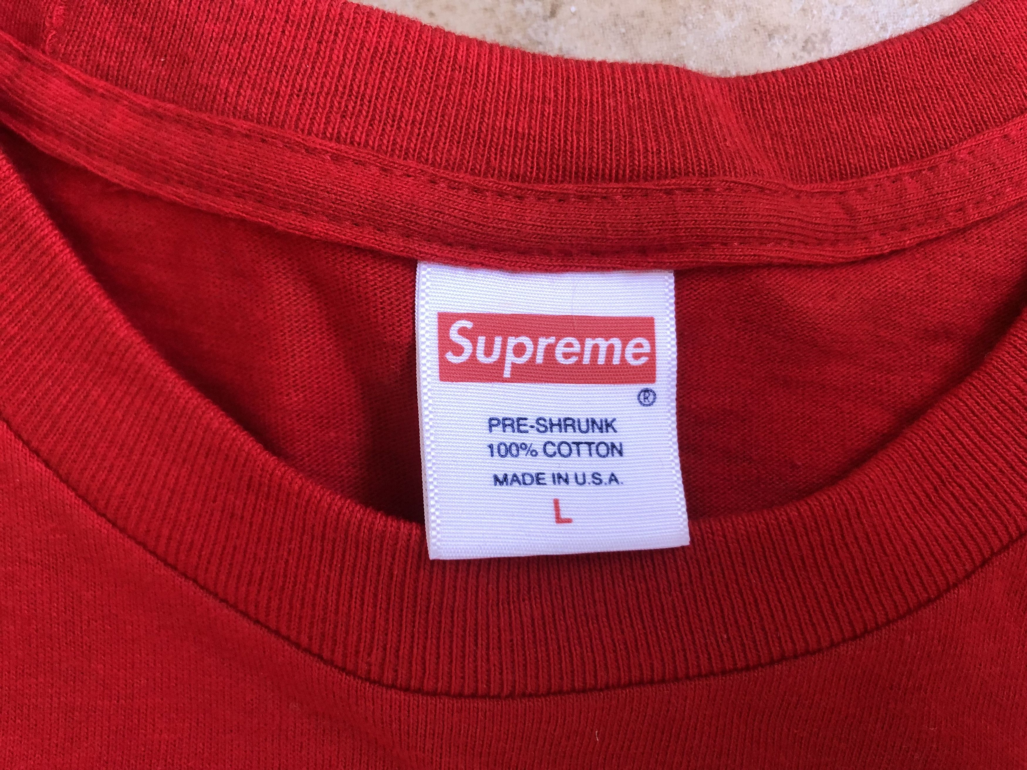 Supreme Supreme Mike Hill Snake Trap Long Sleeve Tee Red Size L Size US L / EU 52-54 / 3 - 11 Thumbnail