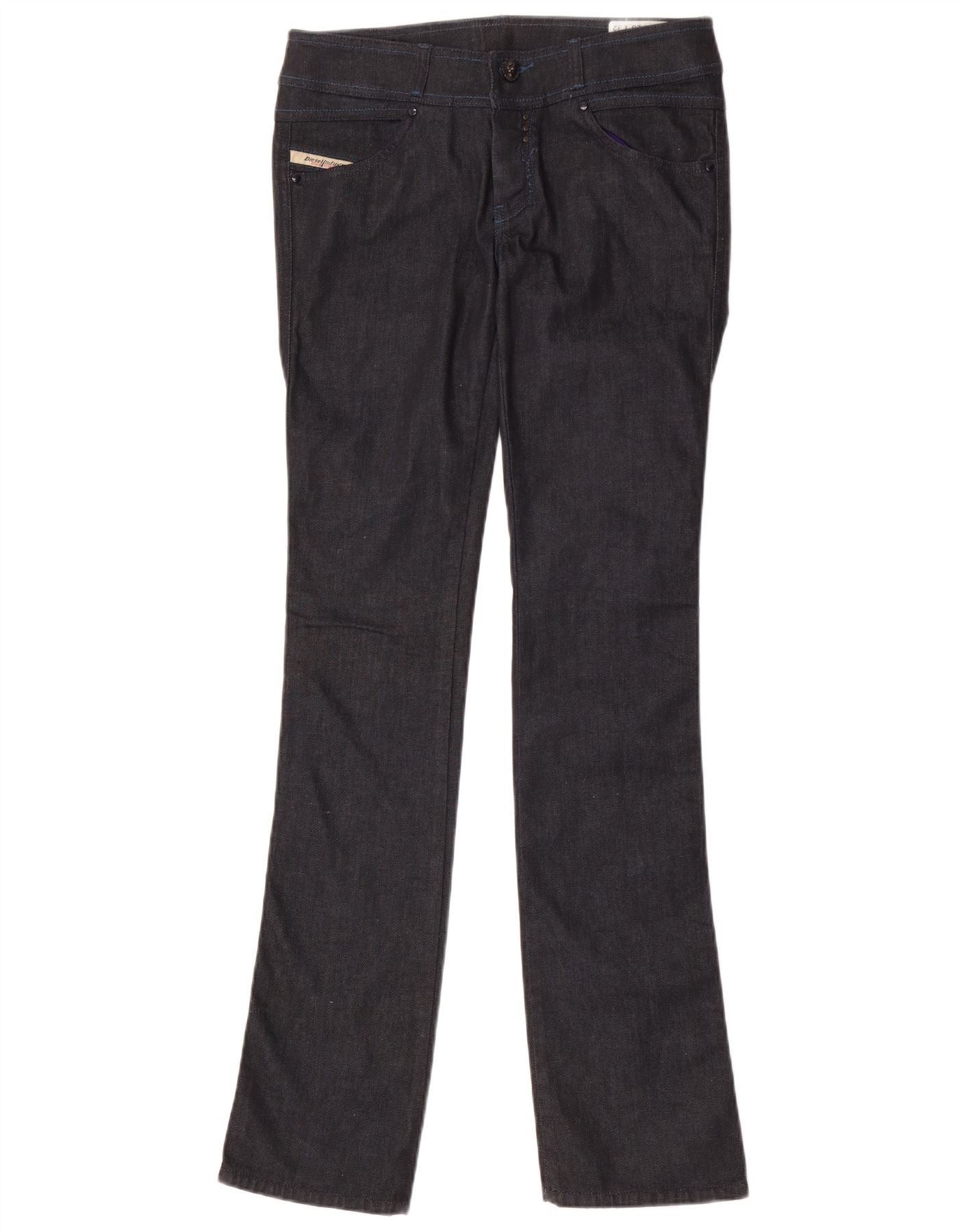 Diesel Womens Rokket Slim Jeans W28 L32 Navy Blue Cotton Size 42" / US 20 - 1 Thumbnail
