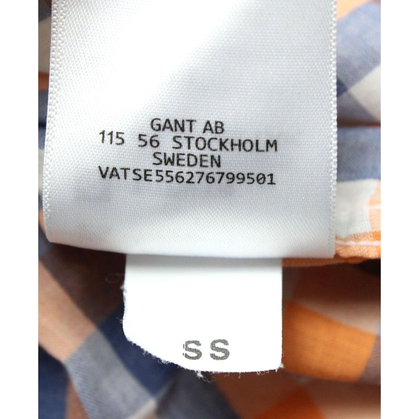 Gant GANT Heather Poplin Fitted Shirt Men M Button-Down Plaid Pocket Button-Up Short Sleeve Multicoloured/HBT Size US M / EU 48-50 / 2 - 6 Thumbnail